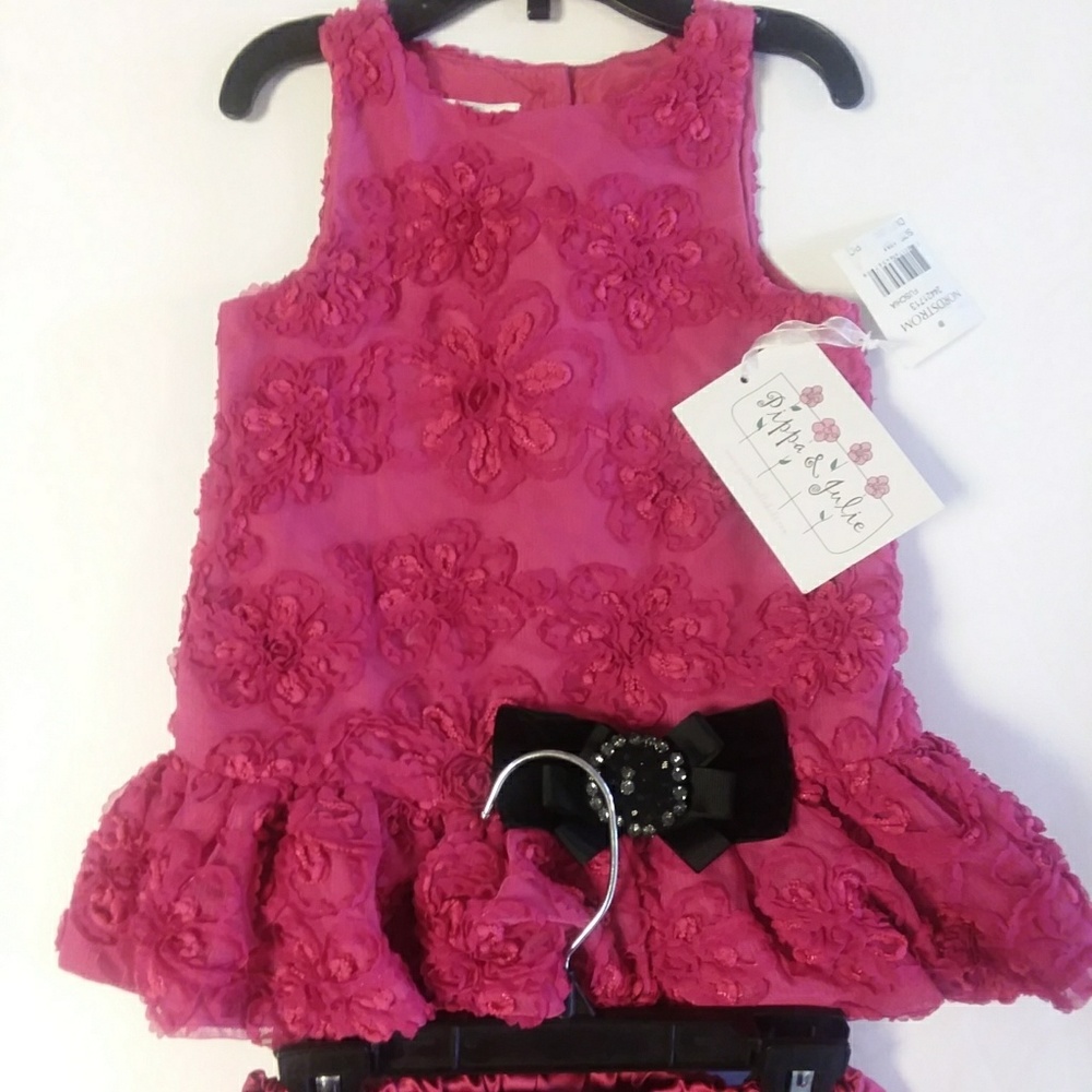NWT Pippa & Julie fuscia dress